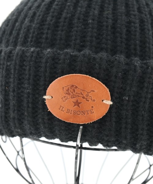 IL BISONTE（イルビゾンテ）ニットキャップ・ビーニー 黒 サイズ:- メンズ/2200647540039