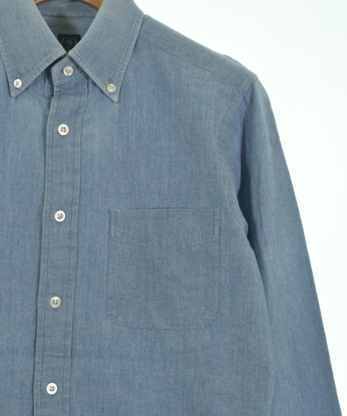 BEAMS F（ビームスエフ）カジュアルシャツ 青 サイズ:38(S位) メンズ/2200556922124