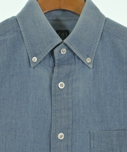 BEAMS F（ビームスエフ）カジュアルシャツ 青 サイズ:38(S位) メンズ/2200556922124