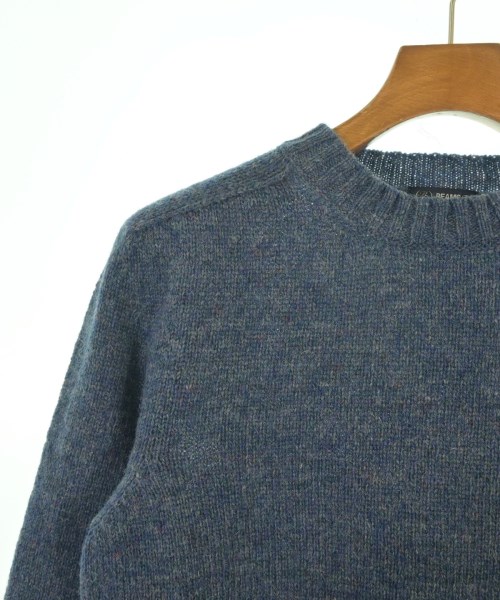 BEAMS F（ビームスエフ）ニット・セーター 青 サイズ:S メンズ/2200635804013