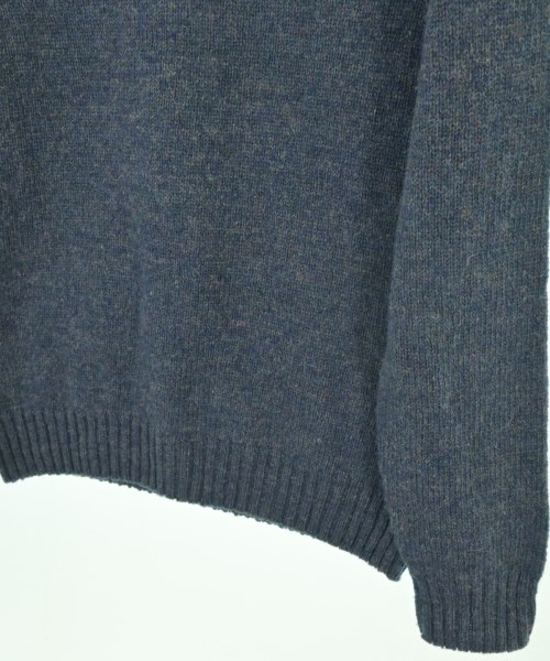 BEAMS F（ビームスエフ）ニット・セーター 青 サイズ:S メンズ/2200635804013