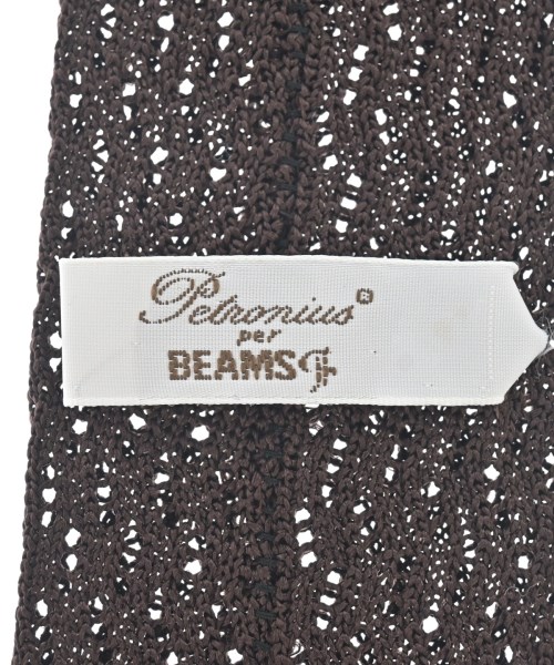 BEAMS F（ビームスエフ）ネクタイ 茶 サイズ:- メンズ/2200641574221
