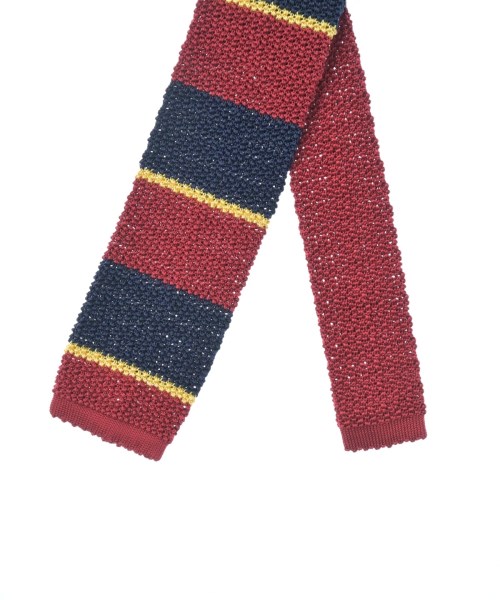 BEAMS F（ビームスエフ）ネクタイ 赤 サイズ:- メンズ/2200640855024