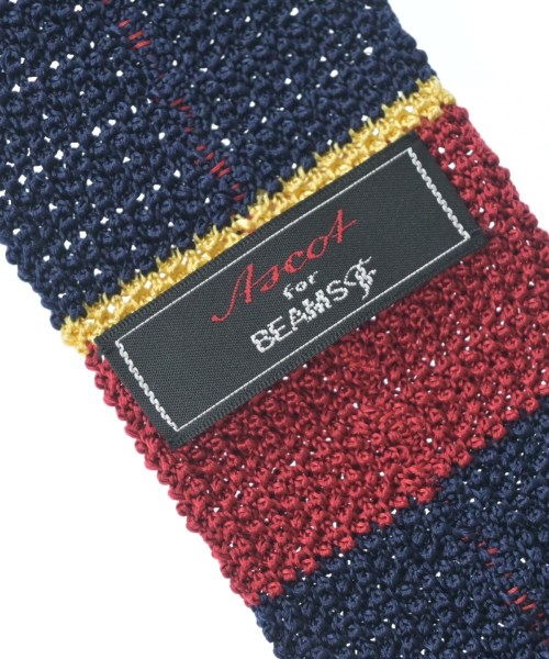 BEAMS F（ビームスエフ）ネクタイ 赤 サイズ:- メンズ/2200640855024