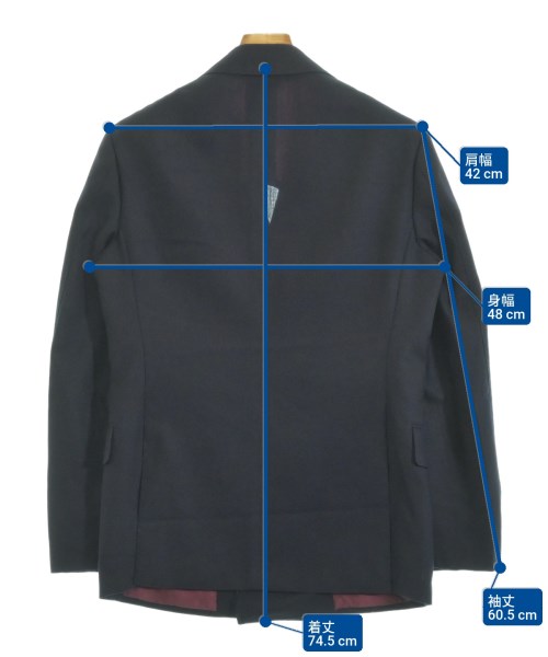 BEAMS F（ビームスエフ）テーラードジャケット 紺 サイズ:46(M位) メンズ/2200644274012