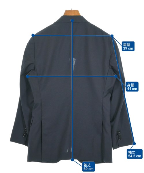 BEAMS F（ビームスエフ）テーラードジャケット 紺 サイズ:42(XS位) メンズ/2200621973020