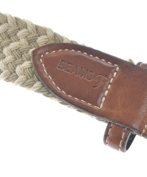 BEAMS F（ビームスエフ）ベルト ベージュ サイズ:- メンズ/2200624791133