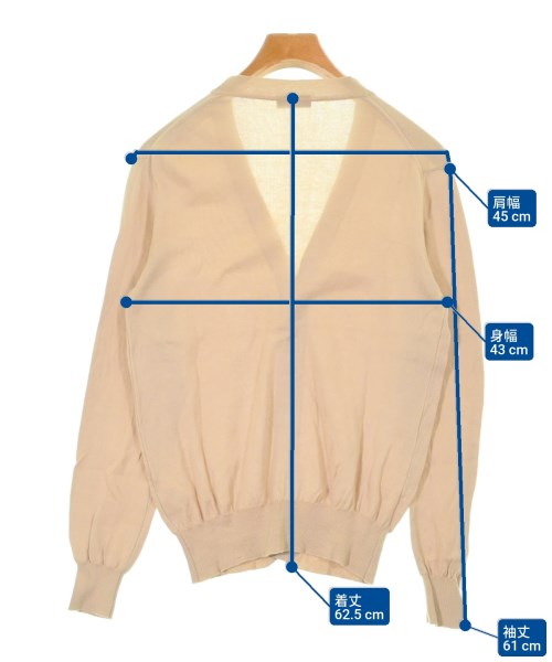 BEAMS F（ビームスエフ）カーディガン ベージュ サイズ:44(S位) メンズ/2200611873026