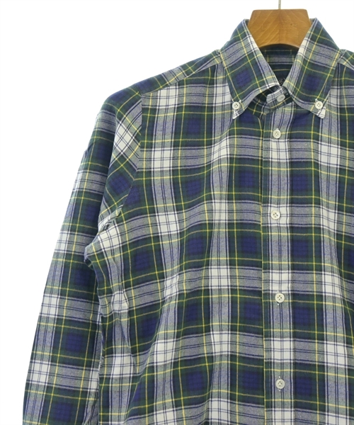 BEAMS F（ビームスエフ）カジュアルシャツ 緑 サイズ:37(XS位) メンズ/2200627768088