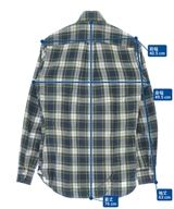 BEAMS F（ビームスエフ）カジュアルシャツ 緑 サイズ:37(XS位) メンズ/2200627768088