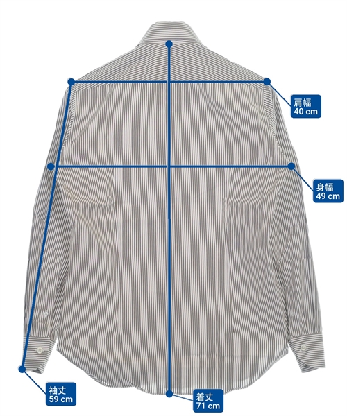 BEAMS F（ビームスエフ）カジュアルシャツ 白 サイズ:37(XS位) メンズ/2200627768309