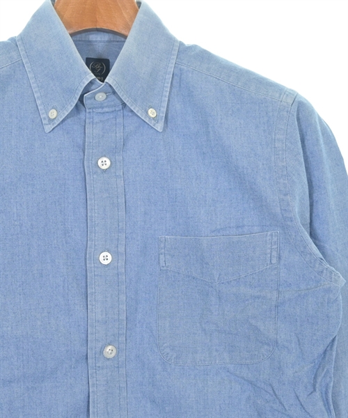 BEAMS F（ビームスエフ）カジュアルシャツ 青 サイズ:37(XS位) メンズ/2200627768330