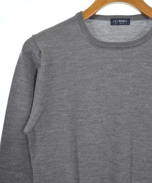BEAMS F（ビームスエフ）ニット・セーター グレー サイズ:44(S位) メンズ/2200627768378