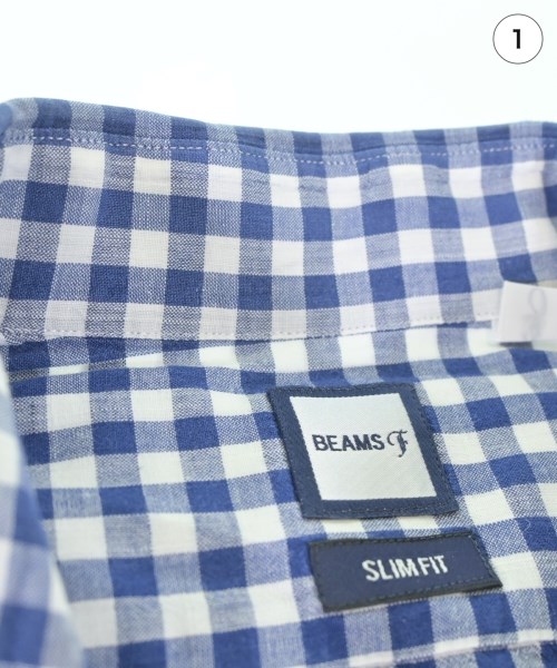 BEAMS F（ビームスエフ）カジュアルシャツ 青 サイズ:XS メンズ/2200631946038