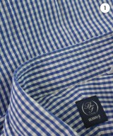 BEAMS F（ビームスエフ）カジュアルシャツ 青 サイズ:39(M位) メンズ/2200632018017