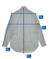 BEAMS F（ビームスエフ）ドレスシャツ 青 サイズ:39(M位) メンズ/2200632018031