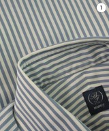 BEAMS F（ビームスエフ）ドレスシャツ 青 サイズ:39(M位) メンズ/2200632018031