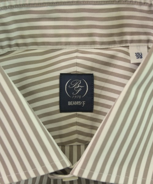 BEAMS F（ビームスエフ）カジュアルシャツ 茶 サイズ:39(M位) メンズ/2200632018048