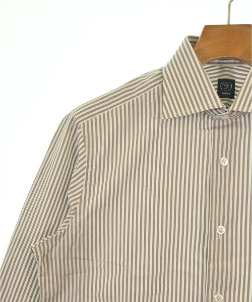 BEAMS F（ビームスエフ）カジュアルシャツ 茶 サイズ:39(M位) メンズ/2200632018048