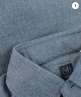 BEAMS F（ビームスエフ）ドレスシャツ 青 サイズ:39(M位) メンズ/2200632018086