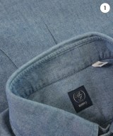 BEAMS F（ビームスエフ）ドレスシャツ 青 サイズ:39(M位) メンズ/2200632018093