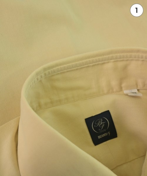 BEAMS F（ビームスエフ）ドレスシャツ ベージュ サイズ:39(M位) メンズ/2200632018116
