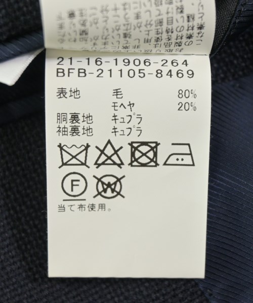 BEAMS F（ビームスエフ）テーラードジャケット 紺 サイズ:46(M位) メンズ/2200606269032