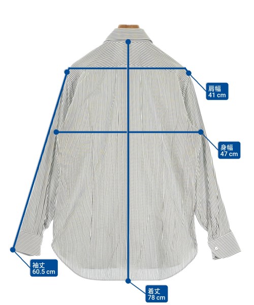 BEAMS F（ビームスエフ）カジュアルシャツ 茶 サイズ:40(L位) メンズ/2200617130215