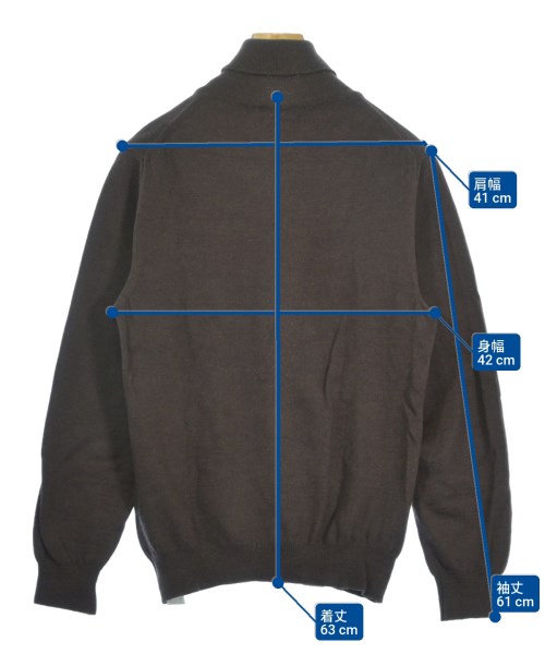 BEAMS F（ビームスエフ）ニット・セーター 茶 サイズ:50(XL位) メンズ/2200621169089