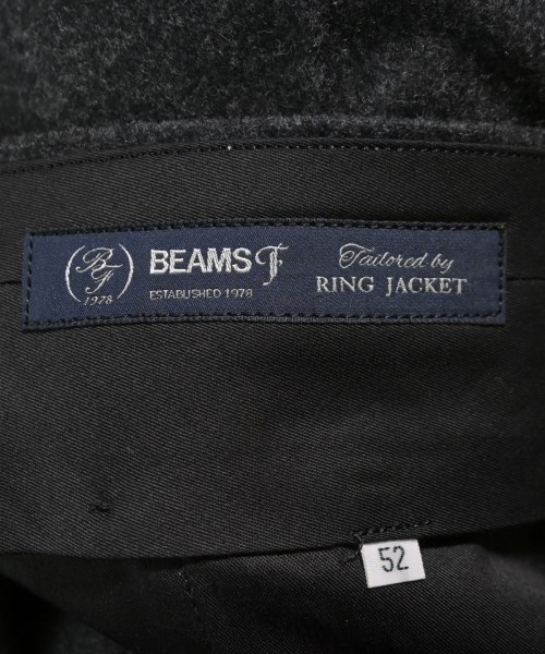 BEAMS F（ビームスエフ）スラックス グレー サイズ:52(XXL位) メンズ/2200608039015