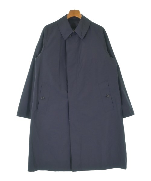 BEAMS F(ビームスエフ)ステンカラーコート 紺 サイズ:36(XS位)/2200673587015