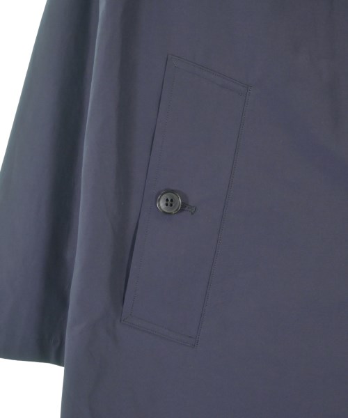BEAMS F（ビームスエフ）ステンカラーコート 紺 サイズ:36(XS位) メンズ/2200673587015
