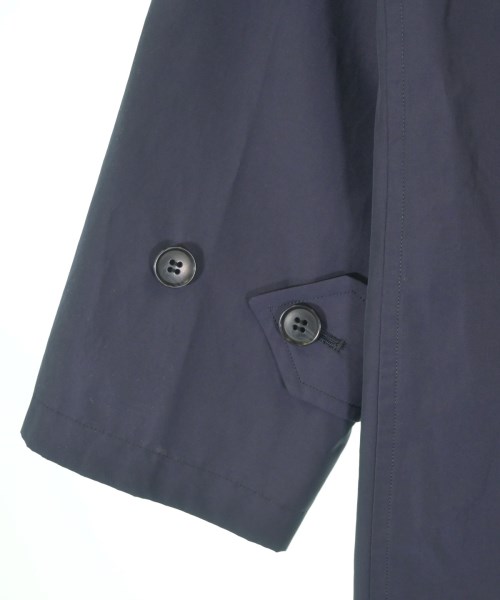 BEAMS F（ビームスエフ）ステンカラーコート 紺 サイズ:36(XS位) メンズ/2200673587015