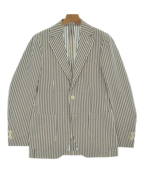 BEAMS F(ビームスエフ)テーラードジャケット 白 サイズ:46(M位)/2200672807039