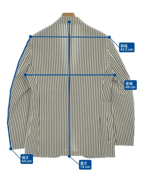 BEAMS F（ビームスエフ）テーラードジャケット 白 サイズ:46(M位) メンズ/2200672807039