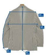 BEAMS F（ビームスエフ）テーラードジャケット 白 サイズ:46(M位) メンズ/2200672807039