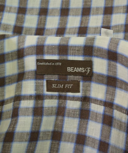 BEAMS F（ビームスエフ）カジュアルシャツ 茶 サイズ:M メンズ/2200693658047