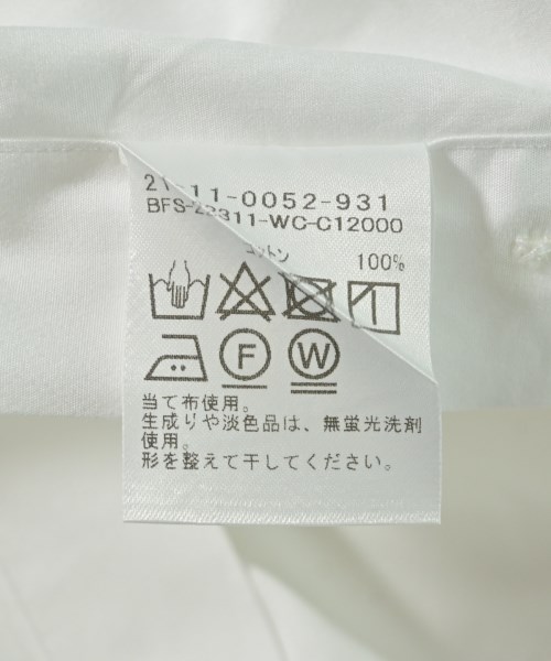BEAMS F（ビームスエフ）ドレスシャツ 白 サイズ:37(XS位) メンズ/2200701369033
