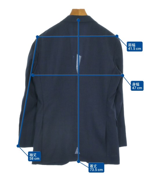 BEAMS F（ビームスエフ）テーラードジャケット 紺 サイズ:46(M位) メンズ/2200648279136