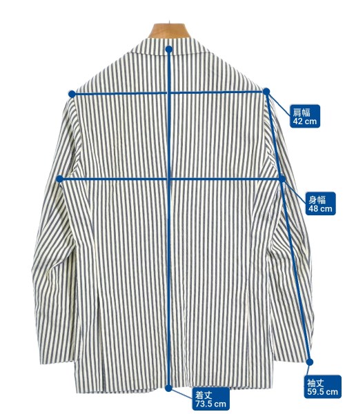 BEAMS F（ビームスエフ）カジュアルジャケット 紺 サイズ:46(M位) メンズ/2200654436011