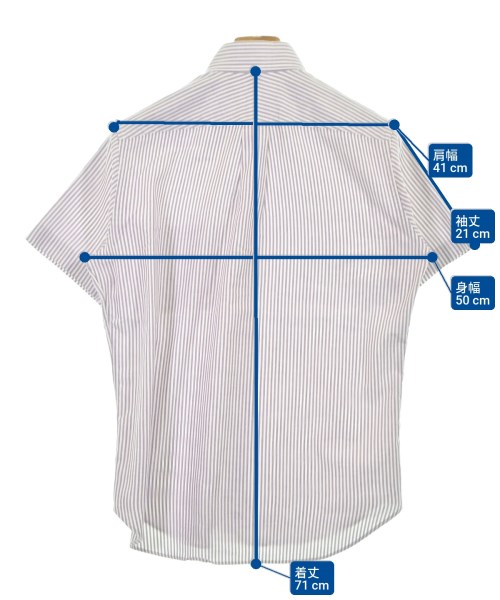 BEAMS F（ビームスエフ）カジュアルシャツ 紫 サイズ:S メンズ/2200646112084