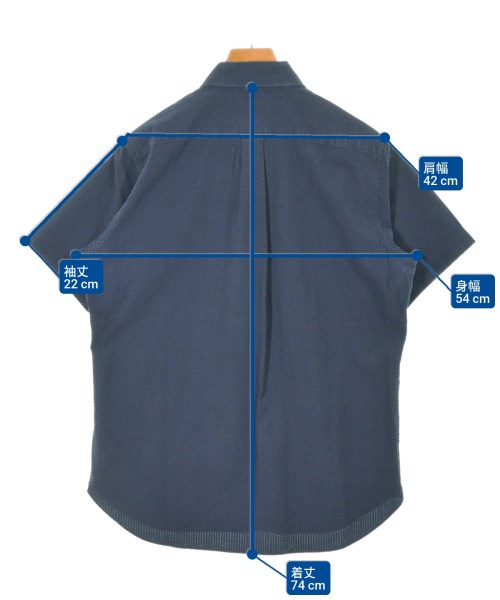 BEAMS F（ビームスエフ）カジュアルシャツ 紺 サイズ:L メンズ/2200640328078