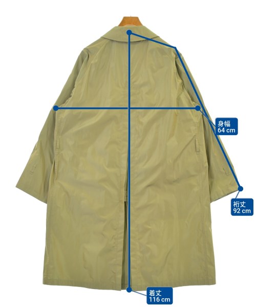 BEAMS F（ビームスエフ）ステンカラーコート ベージュ サイズ:40(M位) メンズ/2200636647107