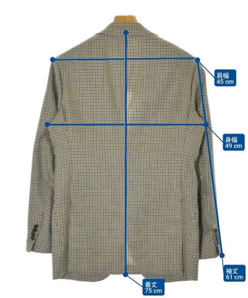 BEAMS F（ビームスエフ）テーラードジャケット ベージュ サイズ:48(L位) メンズ/2200701463069