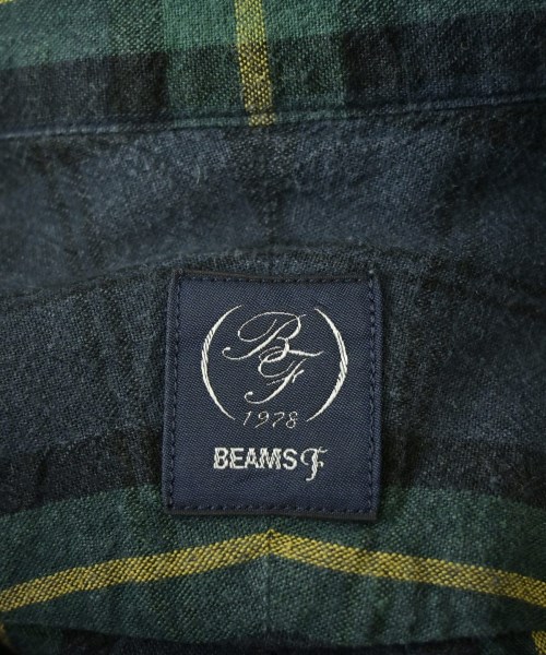 BEAMS F（ビームスエフ）カジュアルシャツ 緑 サイズ:39(M位) メンズ/2200730575023