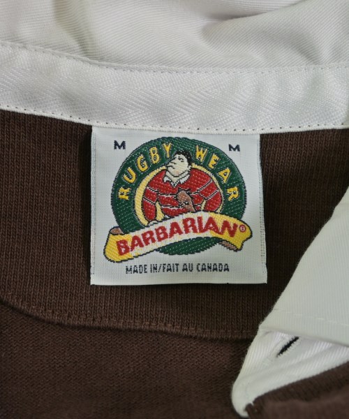 BARBARIAN（バーバリアン）ポロシャツ 茶 サイズ:M メンズ/2200613455091