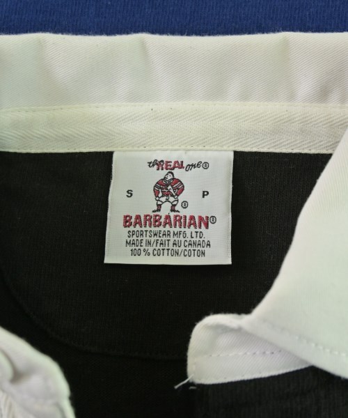 BARBARIAN（バーバリアン）ポロシャツ 黒 サイズ:S メンズ/2200678244043