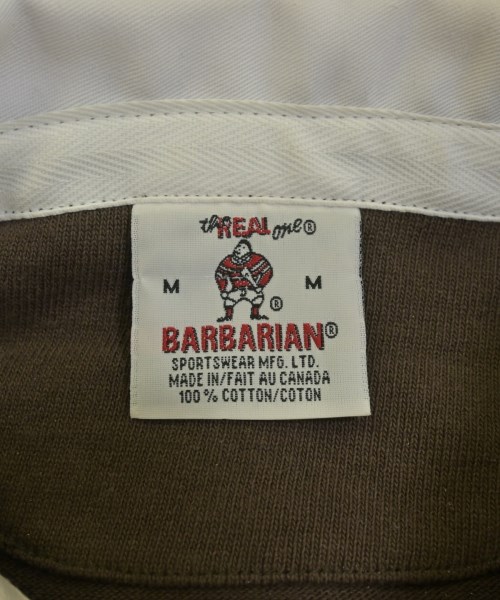 BARBARIAN（バーバリアン）ポロシャツ 茶 サイズ:M メンズ/2200698683129