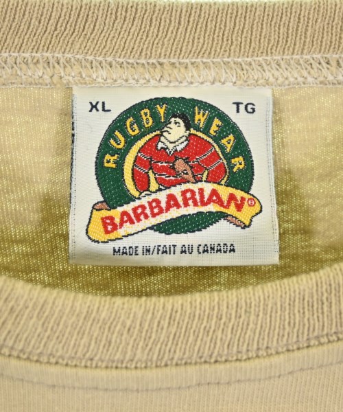 BARBARIAN（バーバリアン）Tシャツ・カットソー ベージュ サイズ:XL メンズ/2200701541040