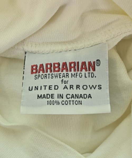 BARBARIAN（バーバリアン）Tシャツ・カットソー 白 サイズ:S メンズ/2200653614168